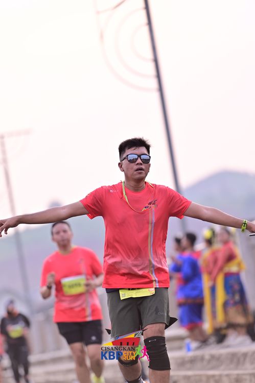 Race photo from CISANGKAN KBP CITY RUN 2025