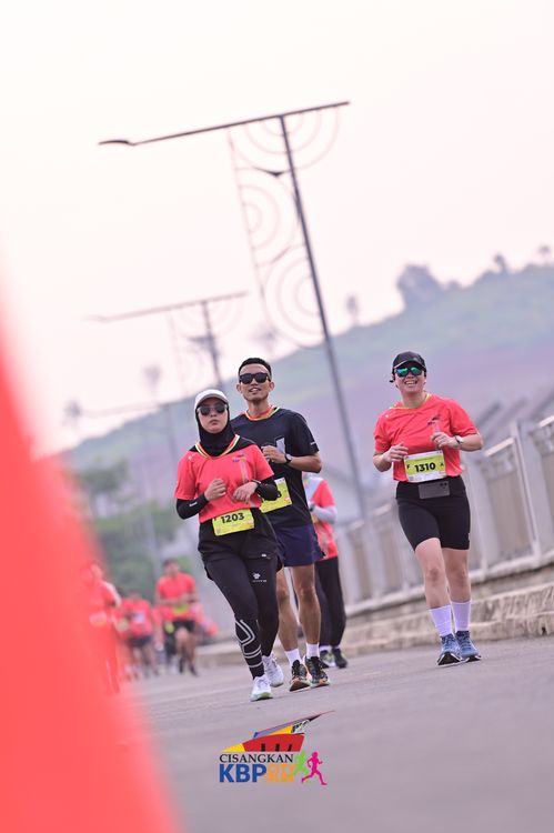 Race photo from CISANGKAN KBP CITY RUN 2025