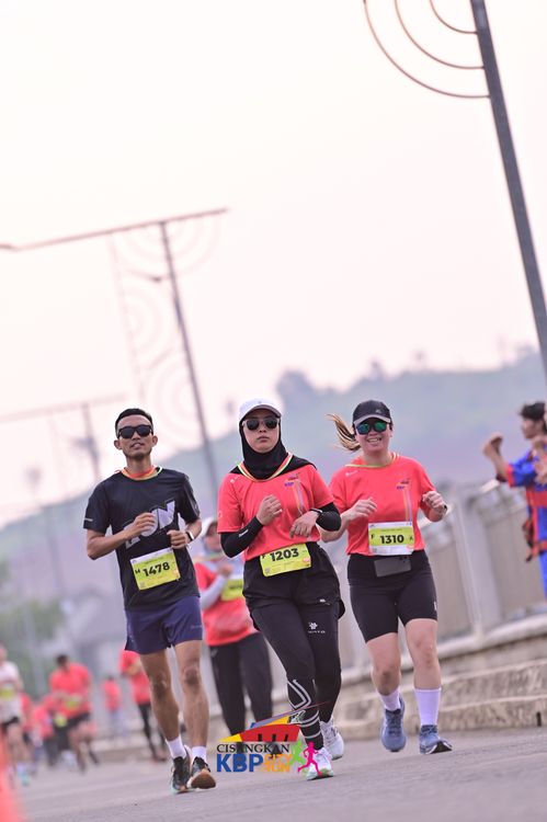 Race photo from CISANGKAN KBP CITY RUN 2025
