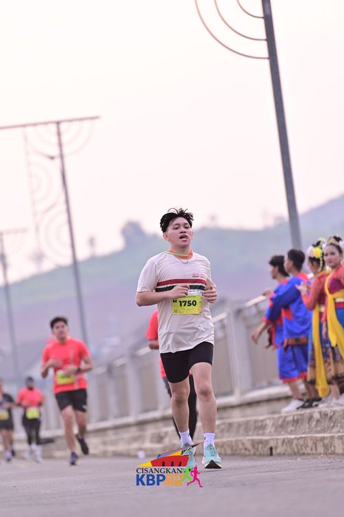 Race photo from CISANGKAN KBP CITY RUN 2025