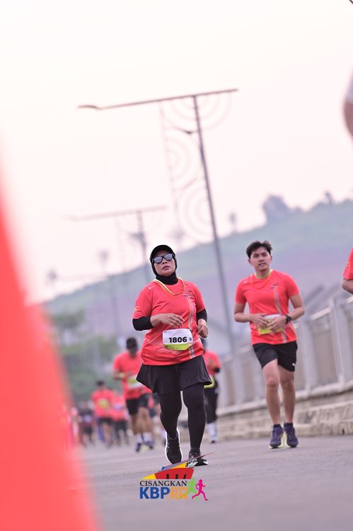Race photo from CISANGKAN KBP CITY RUN 2025