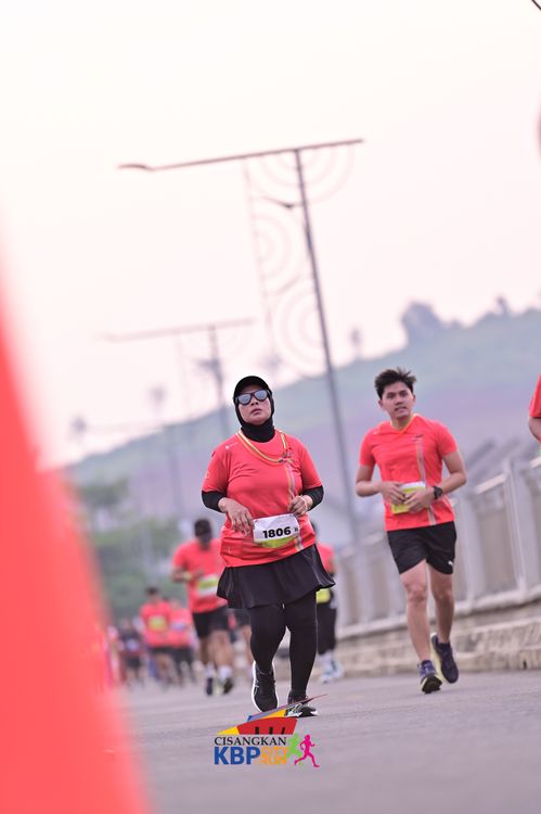 Race photo from CISANGKAN KBP CITY RUN 2025