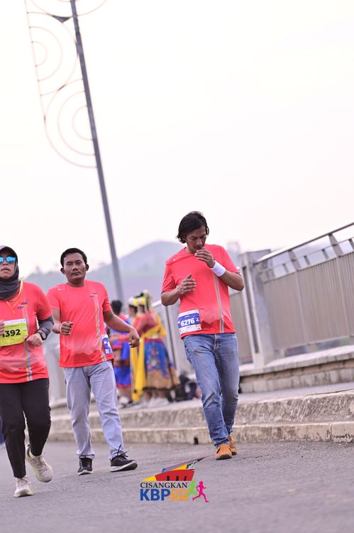 Race photo from CISANGKAN KBP CITY RUN 2025
