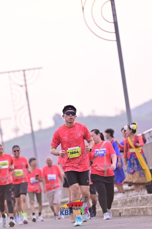 Race photo from CISANGKAN KBP CITY RUN 2025