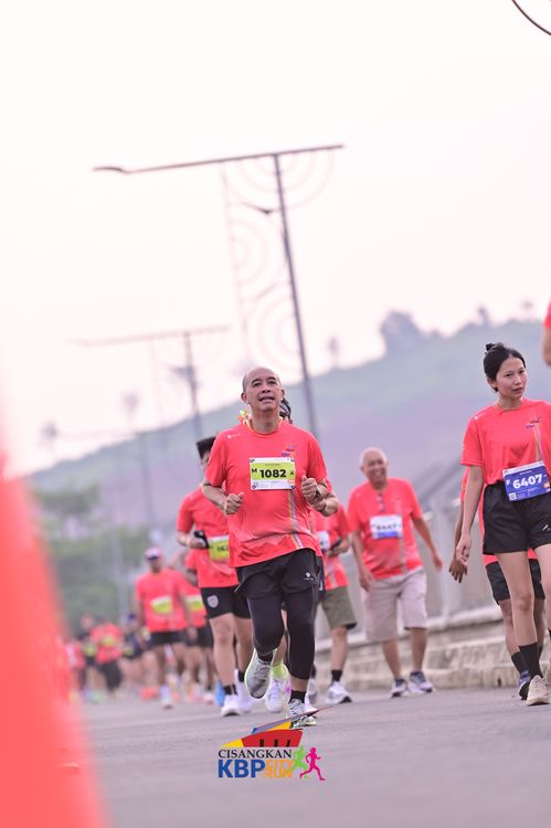 Race photo from CISANGKAN KBP CITY RUN 2025