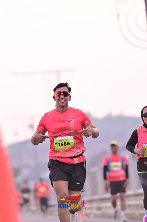 Race photo from CISANGKAN KBP CITY RUN 2025