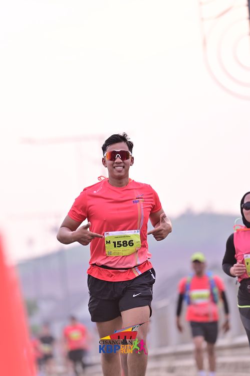 Race photo from CISANGKAN KBP CITY RUN 2025