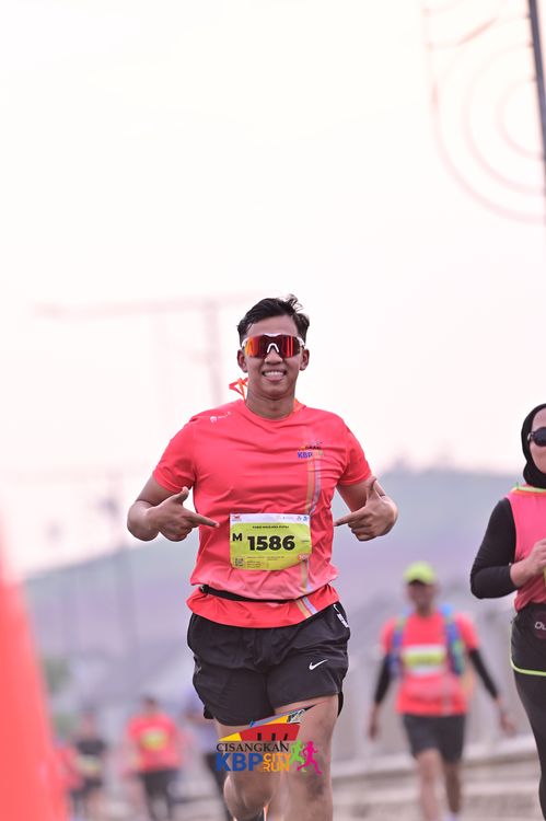 Race photo from CISANGKAN KBP CITY RUN 2025