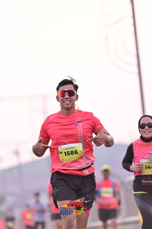 Race photo from CISANGKAN KBP CITY RUN 2025