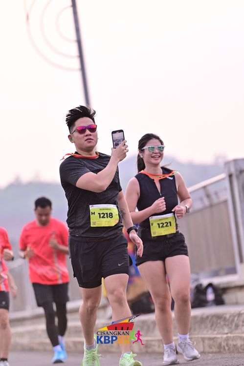 Race photo from CISANGKAN KBP CITY RUN 2025