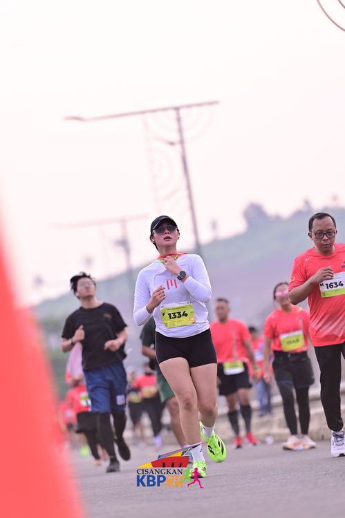 Race photo from CISANGKAN KBP CITY RUN 2025