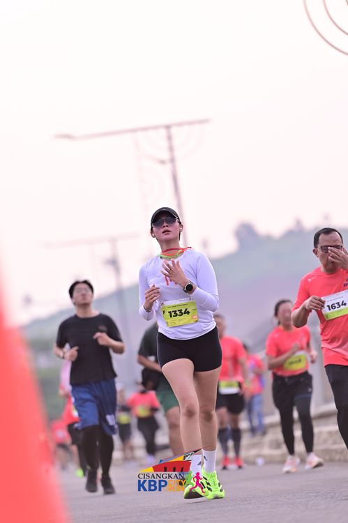 Race photo from CISANGKAN KBP CITY RUN 2025