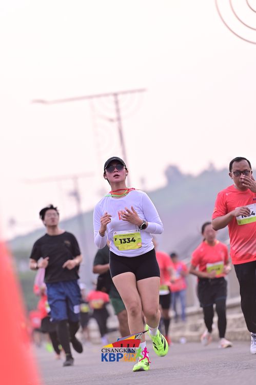 Race photo from CISANGKAN KBP CITY RUN 2025