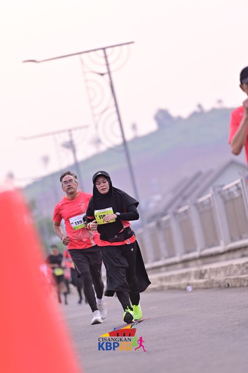 Race photo from CISANGKAN KBP CITY RUN 2025