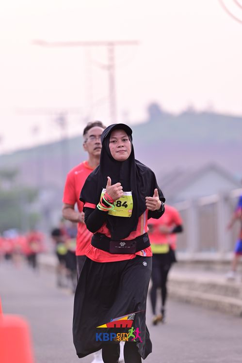 Race photo from CISANGKAN KBP CITY RUN 2025