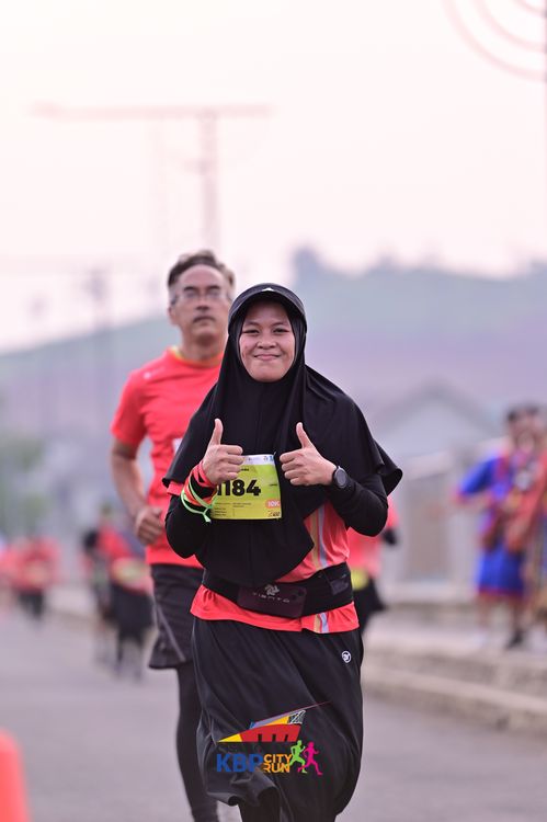 Race photo from CISANGKAN KBP CITY RUN 2025