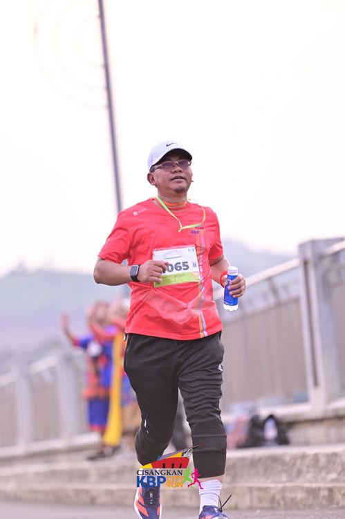 Race photo from CISANGKAN KBP CITY RUN 2025