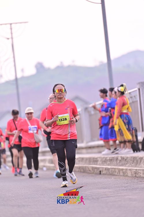 Race photo from CISANGKAN KBP CITY RUN 2025