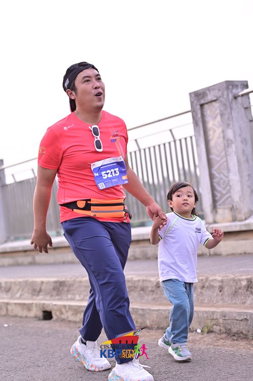 Race photo from CISANGKAN KBP CITY RUN 2025