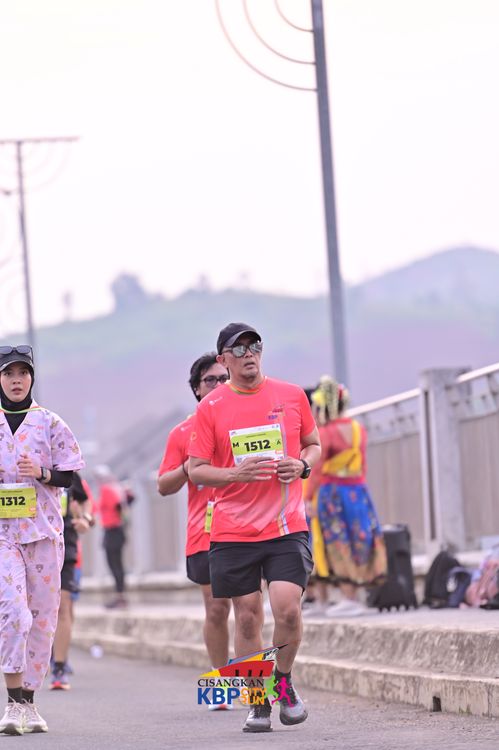 Race photo from CISANGKAN KBP CITY RUN 2025