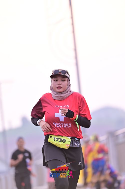 Race photo from CISANGKAN KBP CITY RUN 2025