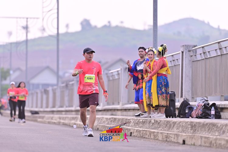 Race photo from CISANGKAN KBP CITY RUN 2025