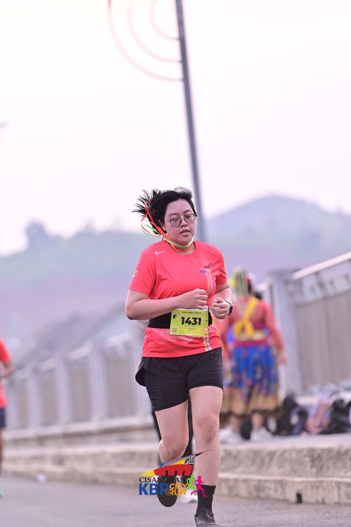 Race photo from CISANGKAN KBP CITY RUN 2025