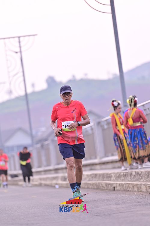 Race photo from CISANGKAN KBP CITY RUN 2025