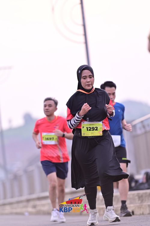 Race photo from CISANGKAN KBP CITY RUN 2025