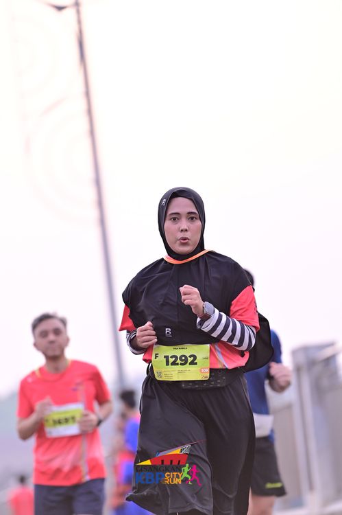 Race photo from CISANGKAN KBP CITY RUN 2025