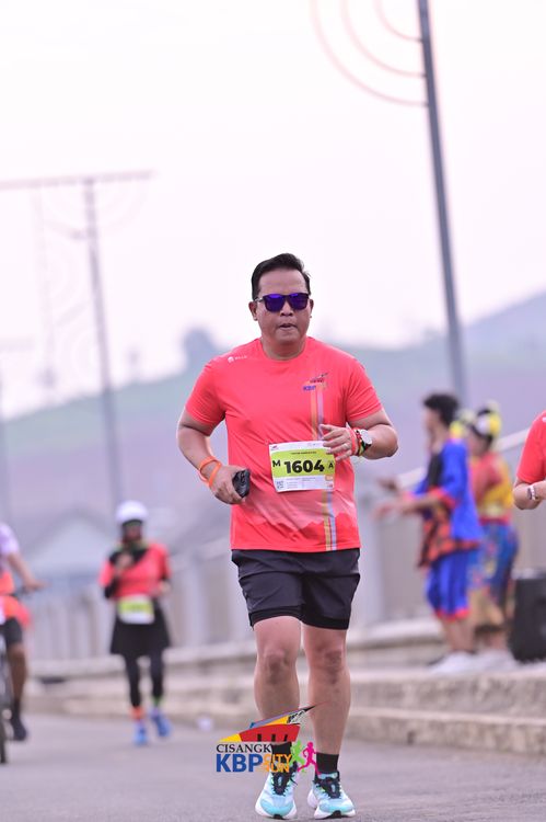 Race photo from CISANGKAN KBP CITY RUN 2025