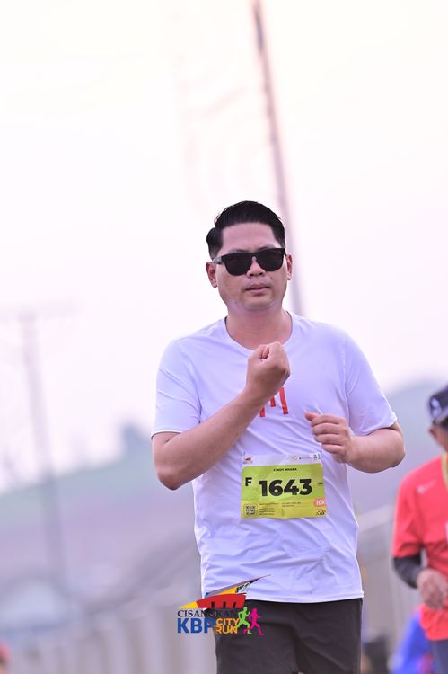 Race photo from CISANGKAN KBP CITY RUN 2025