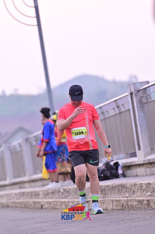 Race photo from CISANGKAN KBP CITY RUN 2025