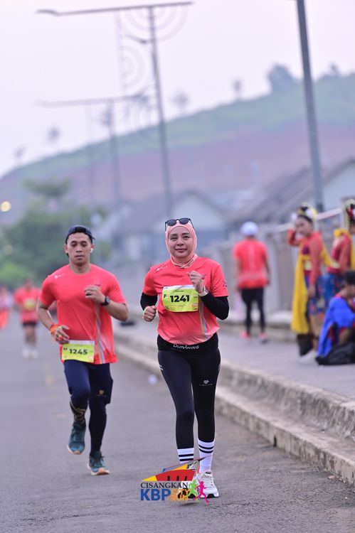 Race photo from CISANGKAN KBP CITY RUN 2025
