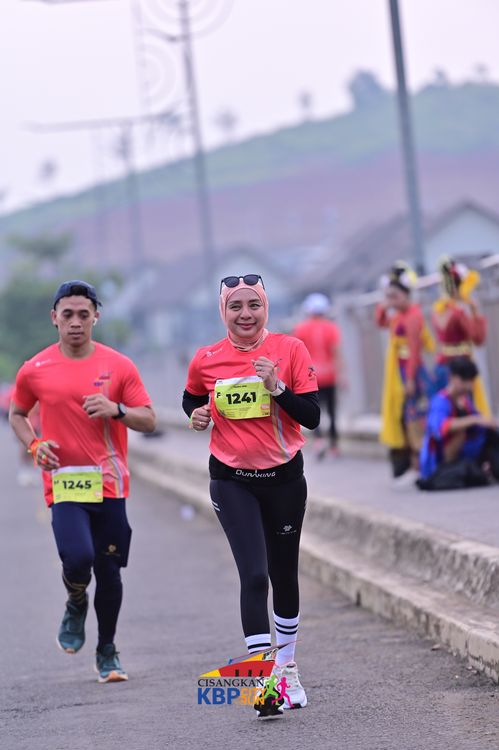 Race photo from CISANGKAN KBP CITY RUN 2025