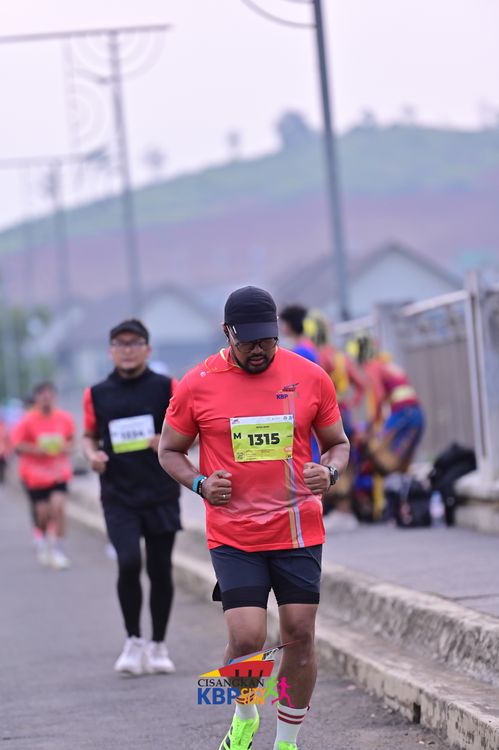 Race photo from CISANGKAN KBP CITY RUN 2025