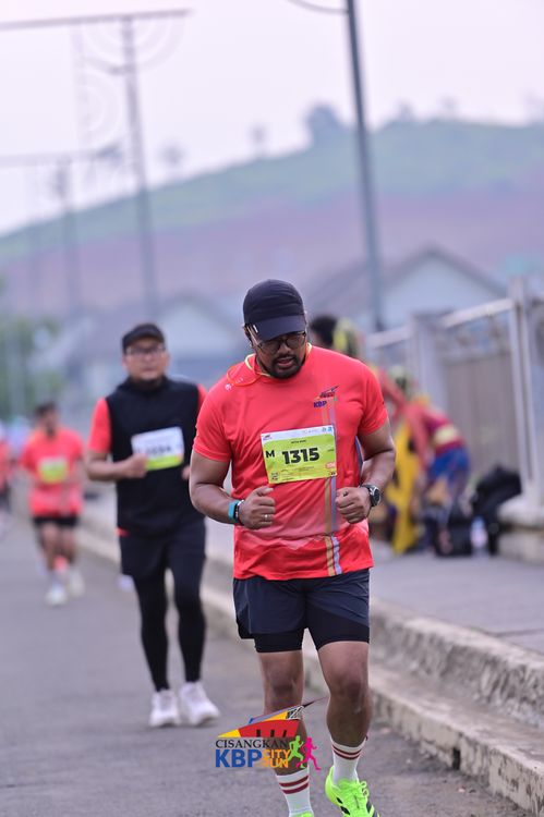 Race photo from CISANGKAN KBP CITY RUN 2025
