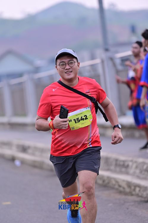 Race photo from CISANGKAN KBP CITY RUN 2025