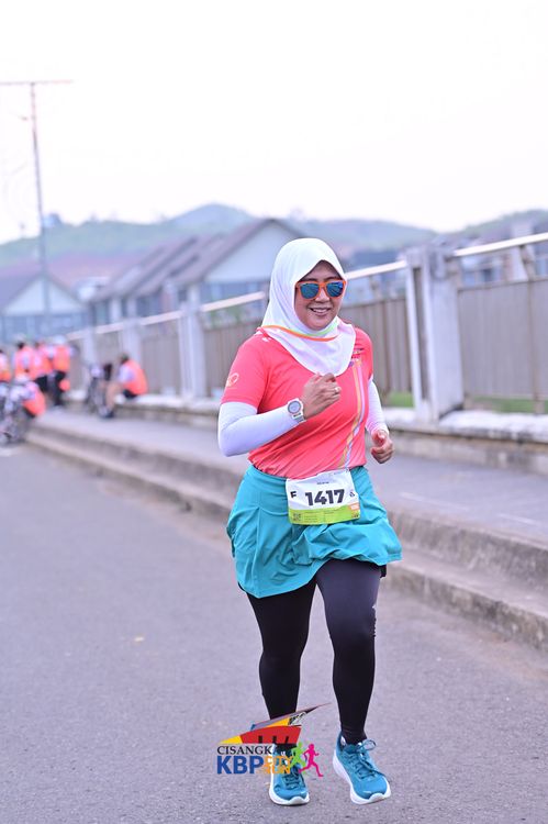 Race photo from CISANGKAN KBP CITY RUN 2025