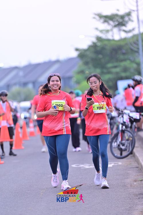 Race photo from CISANGKAN KBP CITY RUN 2025