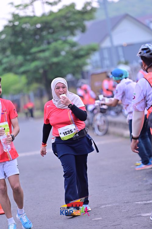 Race photo from CISANGKAN KBP CITY RUN 2025