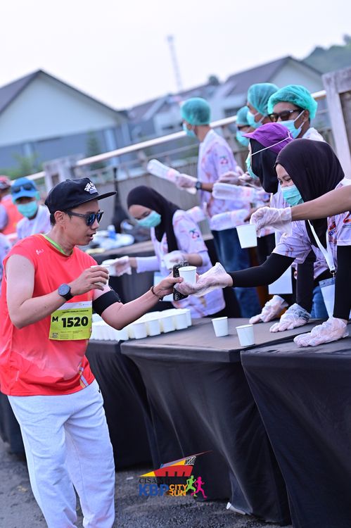 Race photo from CISANGKAN KBP CITY RUN 2025