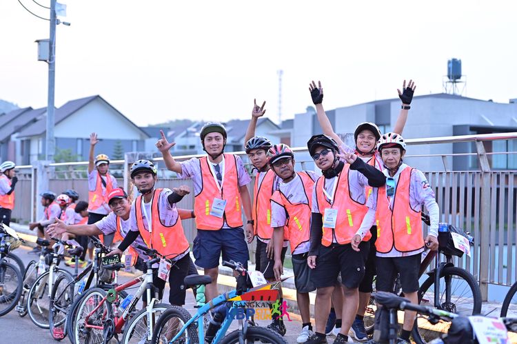 Race photo from CISANGKAN KBP CITY RUN 2025