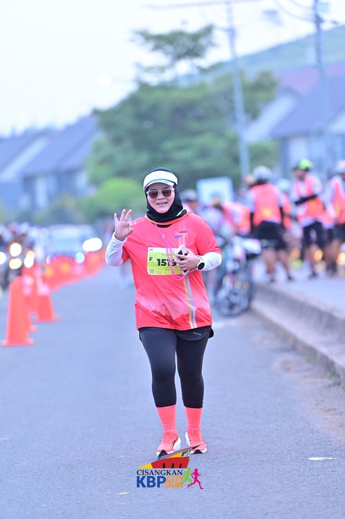 Race photo from CISANGKAN KBP CITY RUN 2025
