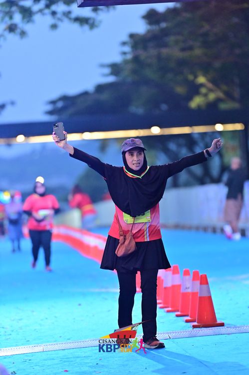 Race photo from CISANGKAN KBP CITY RUN 2025