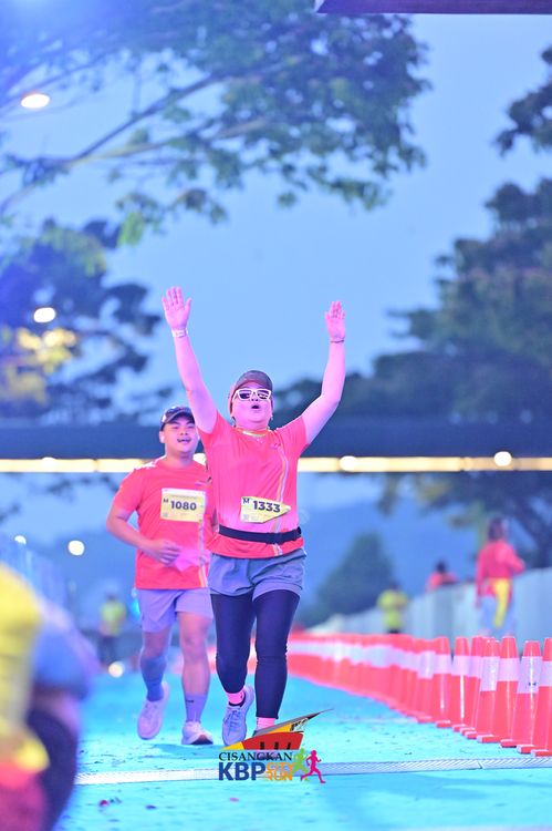 Race photo from CISANGKAN KBP CITY RUN 2025