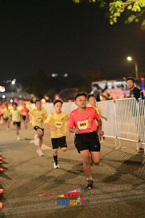 Race photo from CISANGKAN KBP CITY RUN 2025