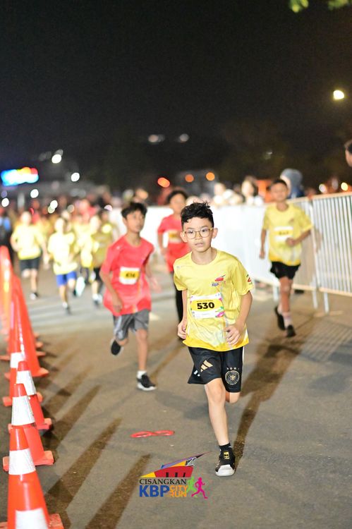 Race photo from CISANGKAN KBP CITY RUN 2025