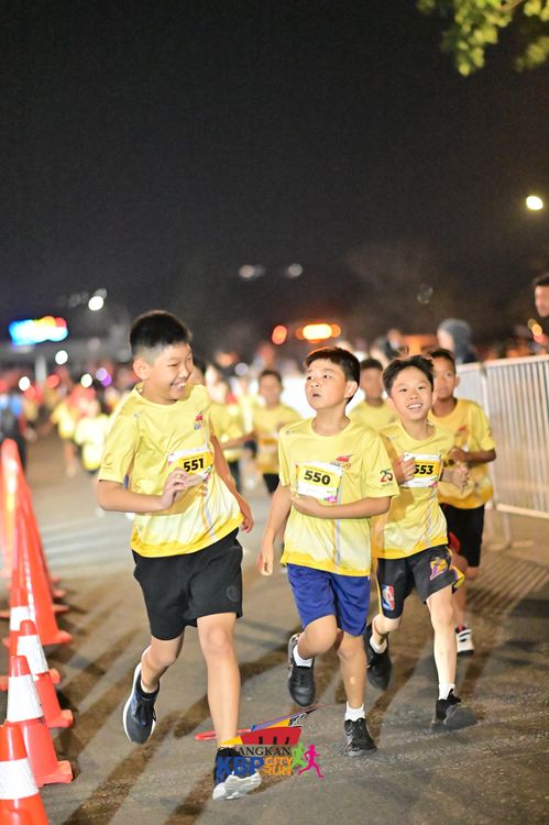 Race photo from CISANGKAN KBP CITY RUN 2025
