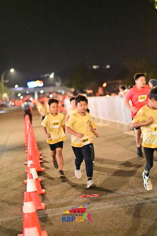 Race photo from CISANGKAN KBP CITY RUN 2025